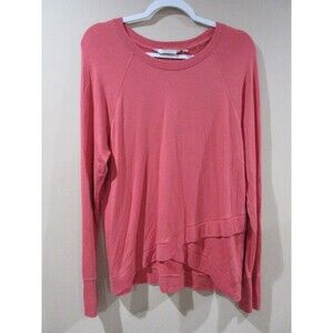 Athleta Sweater Women Lg Coral Long Sleeve Tunic V/3033016